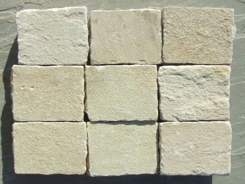 mint-sandstone-cobbles-natural-sawn-finish-indian-stones-supplier-of-garden-products-setts-using-in-parking-pathways