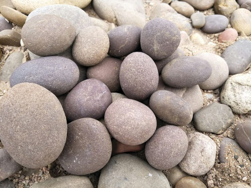 red-natural-river-pebbles-walkway-driveway-jumbo-size-boulder-landscape-stones