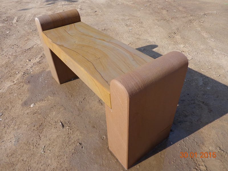 woodland-teak-sandstone-garden-bench-articles