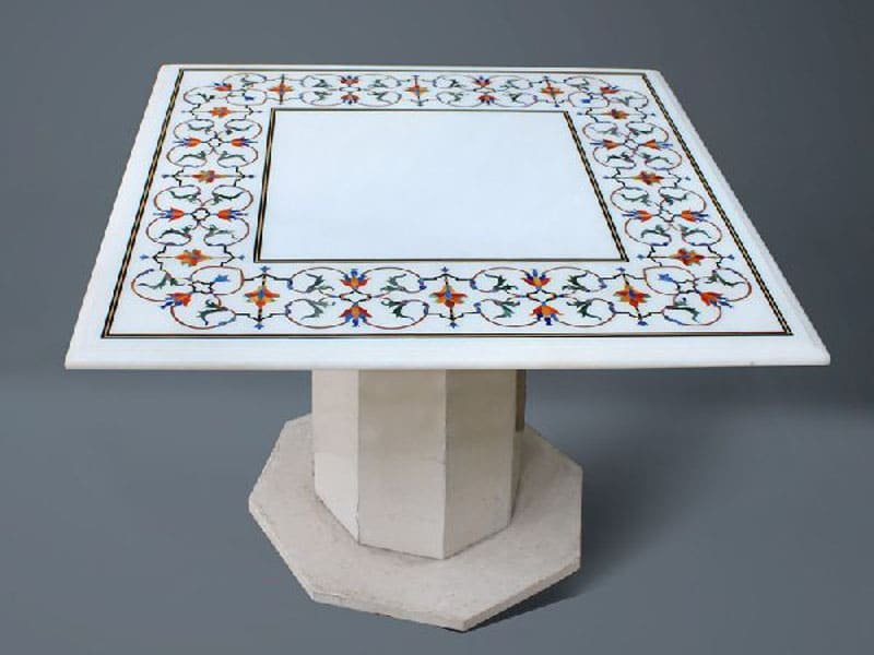 indian-white-marble-table-tops-inlay-articles