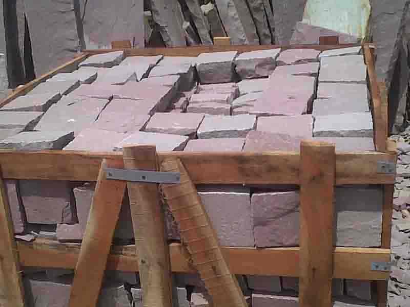 modak-multi-colour-sandstone-cobble-stones-export-wooden-crate-packing-standard-per-ton-weight-best-cheap-price-from-india