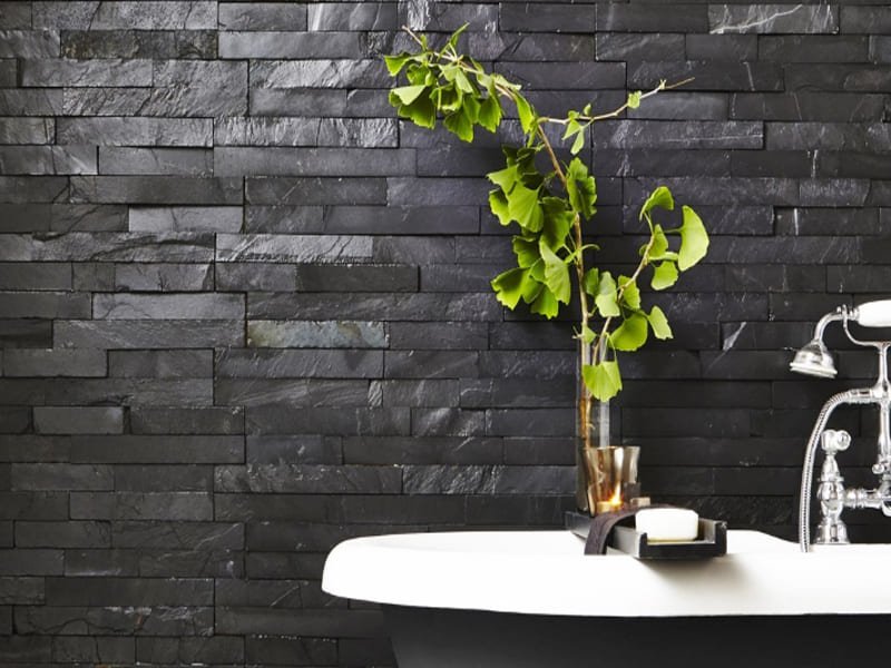 black-indian-slate-split-face-mosaic-wall-panels